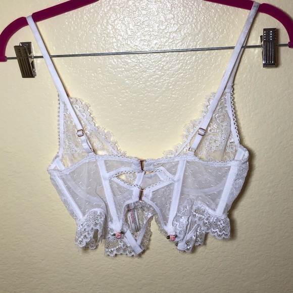Intimately free people Longline underwire lace Bralette size S - Picture 3 of 8